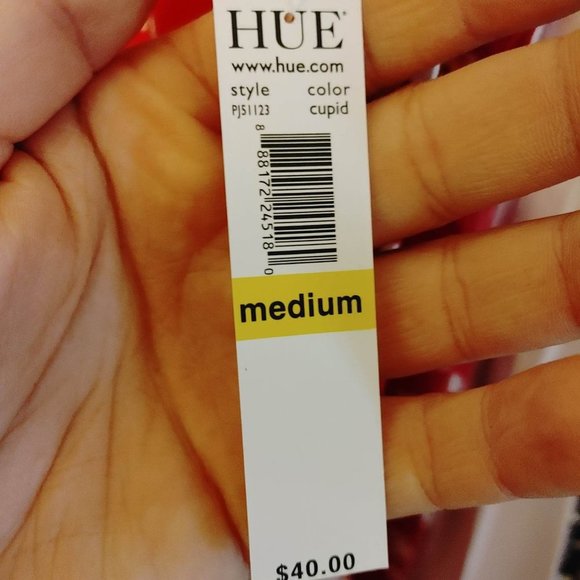 𝅺618 NWT HUE JINGLE DOT COTTON PJ PANTS - Picture 7 of 8